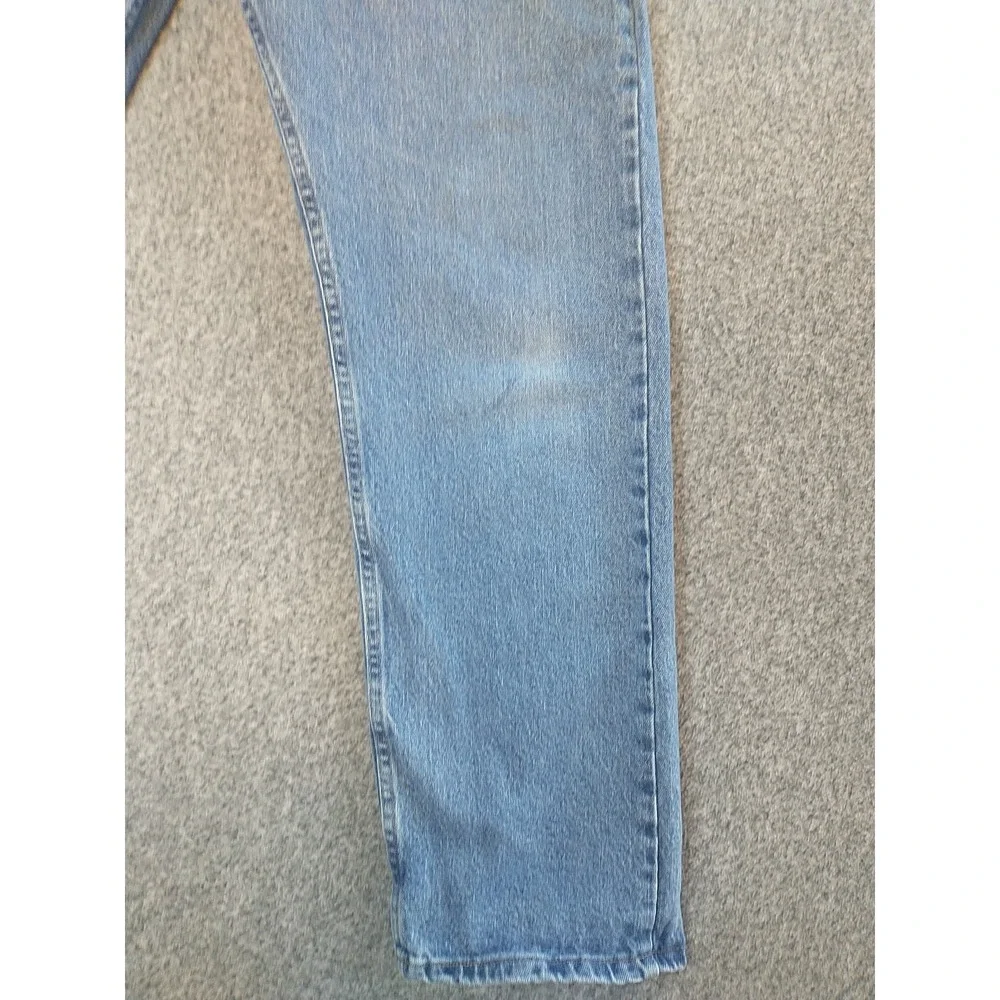 Wrangler Five Star Premium Denim Mens 34x30 Medium Wash Straight Jeans 1096FXVDB